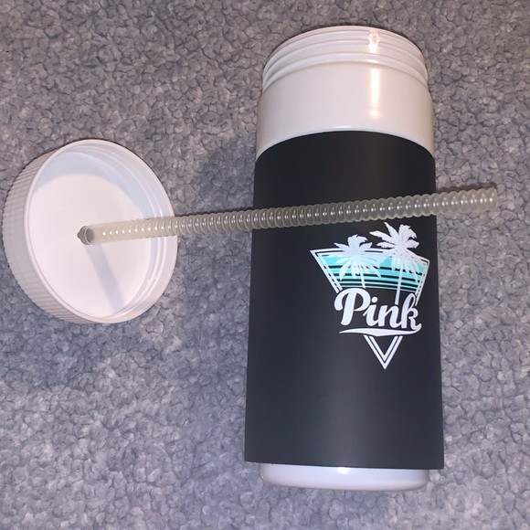 NEW Pink Victoria’s Secret Retro Water Bottle 32 oz - Picture 4 of 6